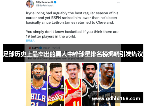 足球历史上最杰出的黑人中锋球星排名榜揭晓引发热议